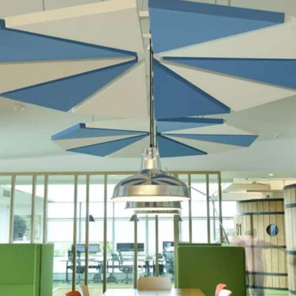 How Do Acoustic Baffles and Clouds Improve Sound Quality in Large Spaces