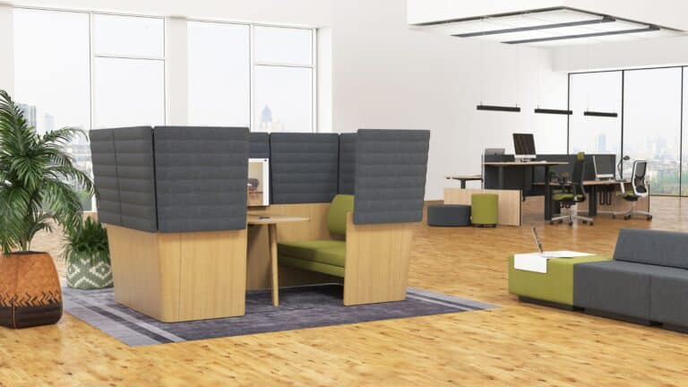 How can noise control products help in creating a quiet workspace