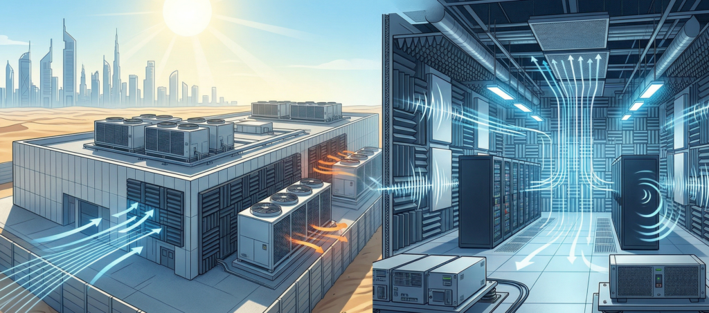 Data Center Soundproofing UAE | Cooling and Noise Control